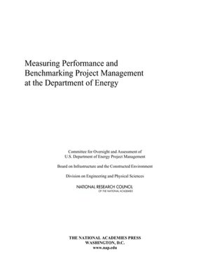 cover image of Measuring Performance and Benchmarking Project Management at the Department of Energy